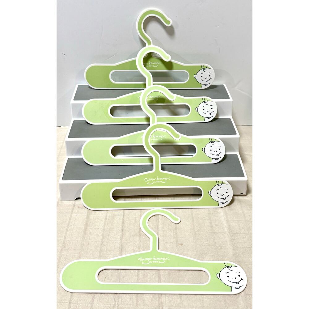 Children’s Sugar Booger clothes hangers heavy duty excellent condition set of 5